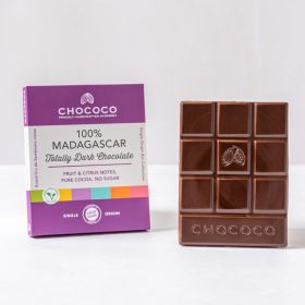 100% Madagascar origin Totally Dark Chocolate Bar (vf) 