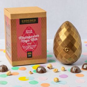 65% mega milk chocolate easter egg by Chococo 
