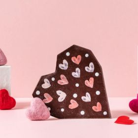 Small Valentine Dark Chocolate Heart (vf)