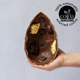 Giant Milk Chocolate Dinosaur Studded Easter Egg