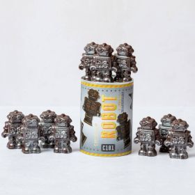 Capsule of Milk Chocolate Robots