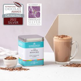 72% Ecuador origin Hot Chocolate Flakes Tin (vf)