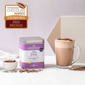 80% Uganda origin Hot Chocolate Flakes Tin (vf)