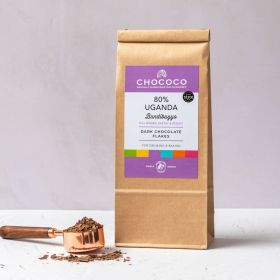 1kg 80% Uganda origin Hot Chocolate Flakes (vf)