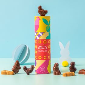 Assorted Chocolate Easter Shapes Tube