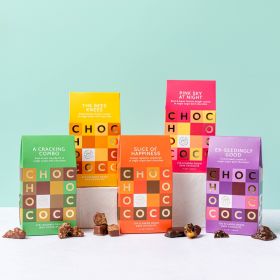 The Collection of Clusters by Chococo Proudly handcrafted in Dorset 