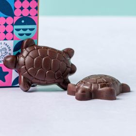 Dark chocolate novelty turtles for OGP by Chococo 