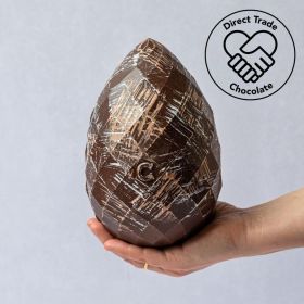 Giant Dark Chocolate Agave Honeycombe Easter Egg (vf)