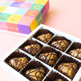 Box of 9 Heart of Gold Chocolates