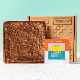 Triple Chocolate Letterbox Brownie