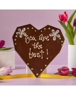 Personalised Milk Chocolate Mother's Day Heart Bar