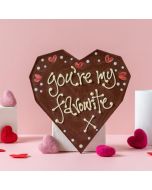 Personalised Large Valentine Milk Chocolate Heart 