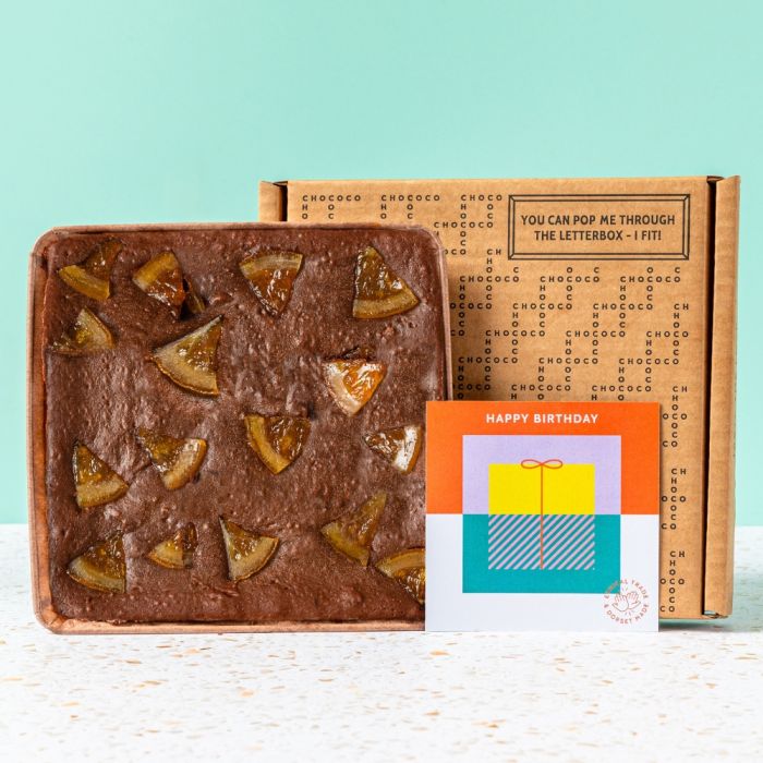 Chocolate Orange Letterbox Brownie