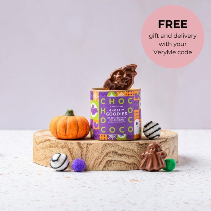 Milk Chocolate Bats and Ghosts - VeryMe Free Gift with Free Delivery