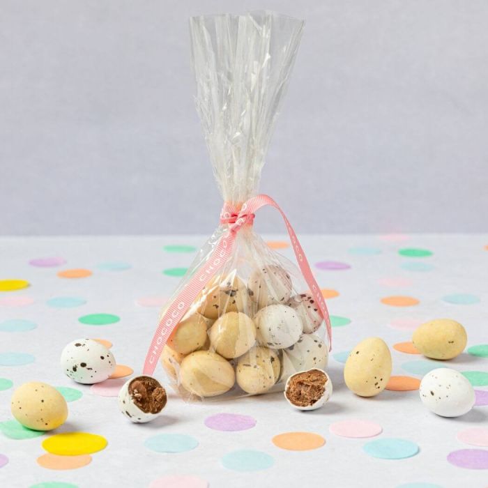 Speckled Praline Filled Chocolate Dinky Eggs