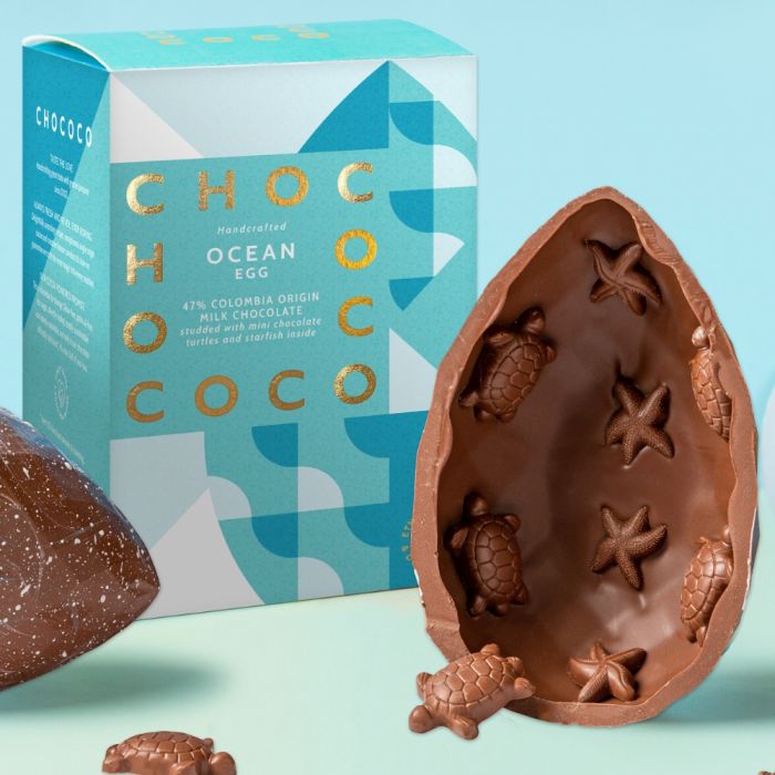 Giant Milk Chocolate Ocean Easter Egg - 400g