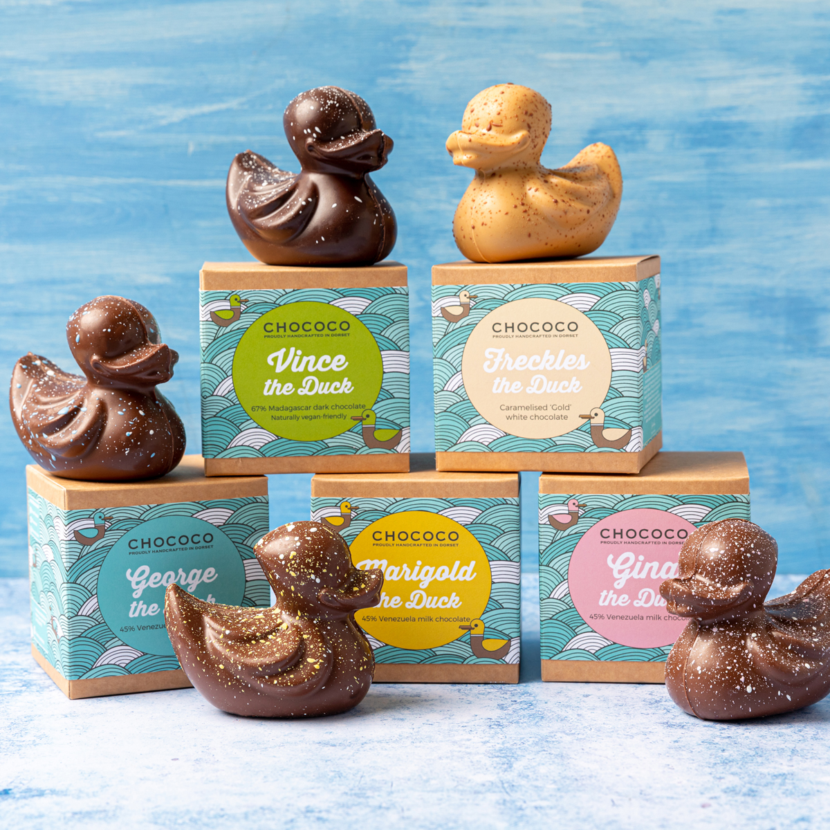 Meet our new look Ducks & Drops, now in 100% recyclable, plastic-free packaging