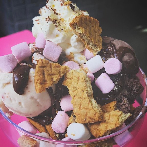 Come and enjoy our Rocky Road Sundae of the month