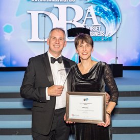 Chococo wins the Investing in Dorset Award at the Dorset Business Awards 2016