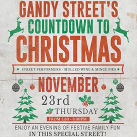 Chococo Exeter is gearing up for the Gandy St Christmas Countdown this Thursday 23rd Nov
