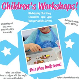 Children's Chocolate Workshops are coming to Exeter for Half Term!