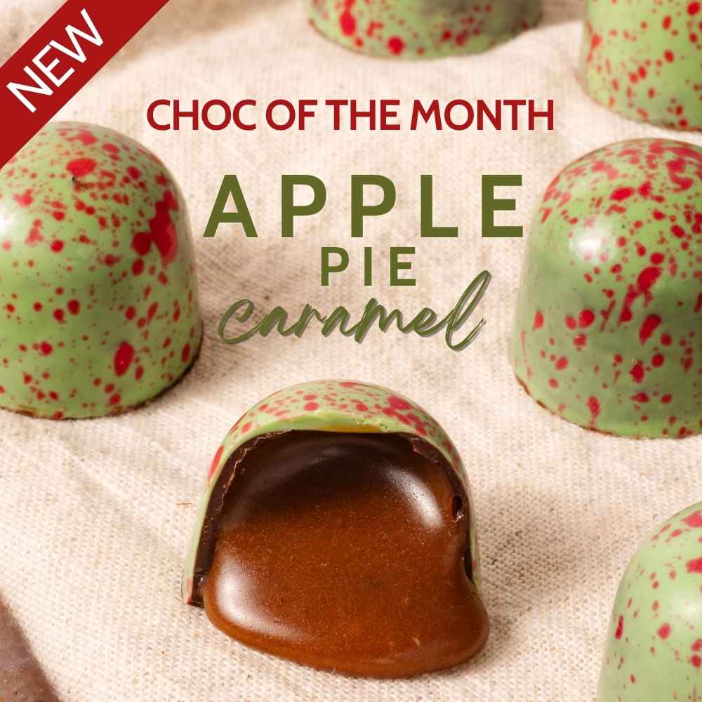 Choc of the Month Apple Pie Caramel Chocolates 