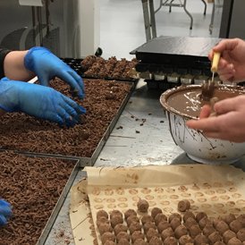 See behind the scenes at Chococo as we make your Christmas chocolates