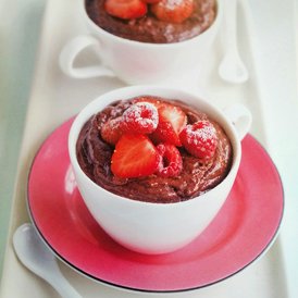 Co-founder Claire's Chocolate Balsamic Berry Mousse to make for your love this Valentine's Day