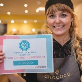 Chococo Exeter wins best Food & Drink business in Exeter's 'Summer of Independents' campaign!