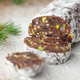 Make our Festive Chocolate Salami at home with this recipe from co-founder Claire