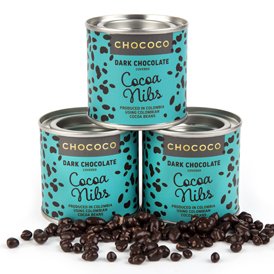 Our new Colombian Cocoa Nibs are "Tin-tastic" according to delicious magazine
