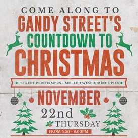 Chococo Exeter is gearing up for the Gandy St Christmas Countdown 