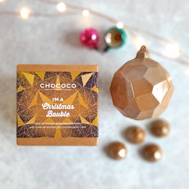 BBC Good Food love our new chocolate Christmas Baubles