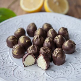 NEW Lemon Curd Truffle recipe - based on our award-winning Lemon Zing Chocolate