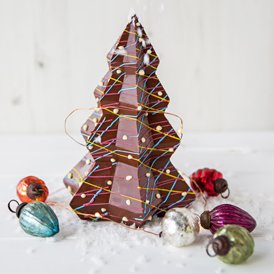 Our NEW festive chocolate Christmas tree is now available to buy from our Chocolate Houses!