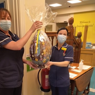 We raised £8,630 for Ukraine thanks to your support buying raffle tickets for a giant egg