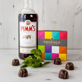 Our favourite Pimms Punch chocolate is back for July.