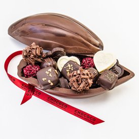 Chococo Valentine cocoa pod is filled with "heavenly creations" according to the Guardian