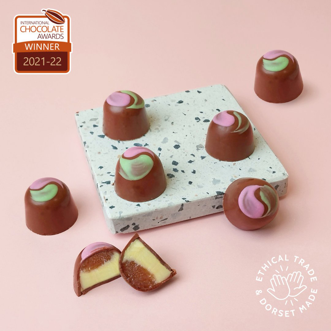Rhubarb & Vanilla is back as our Chocolate of the Month for March