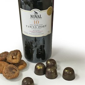 Our Tawny Fig chocolate, created in collaboration with Noval Port is launched today at the Winchester Wine Festival