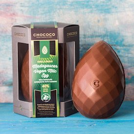 "An innovation in fine chocolate" - our Vegan Milc Egg!