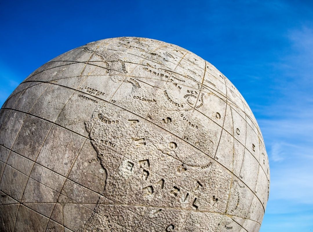 Durlston Country Park Stone Globe 