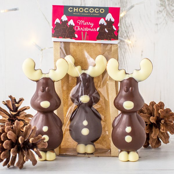 Reg the Reindeer handmade by Chococo Dorset