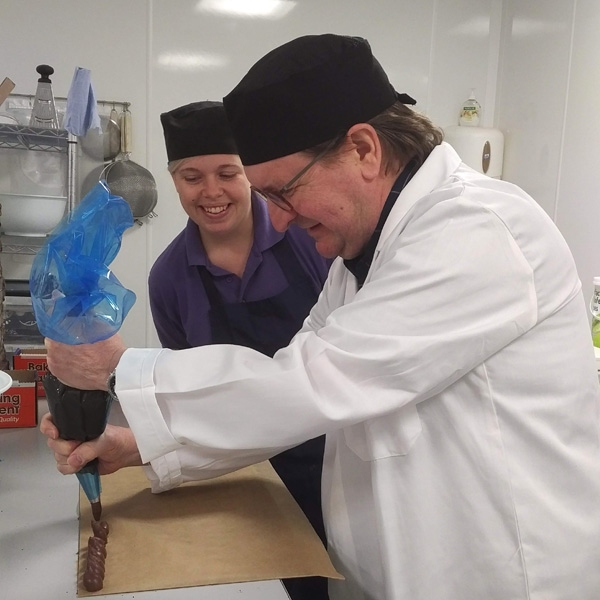Andrew Baker visits the Chococo chocolate kitchen to see how we make our chocolates by hand