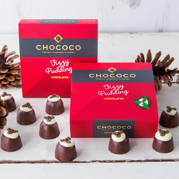 Fizzy Pudding chocolates handmade by Chococo