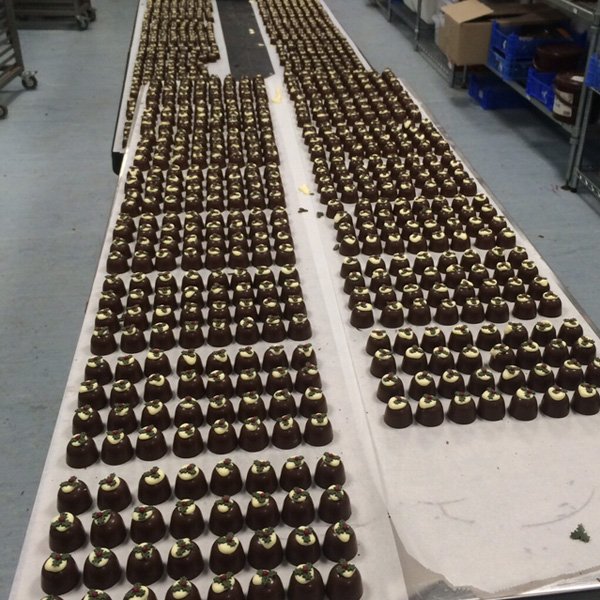 Lines of Chococo Fizzy Pudding Chocolates